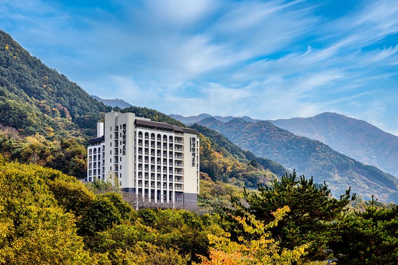 켄싱턴리조트 지리산하동 전경. 이랜드파크 제공