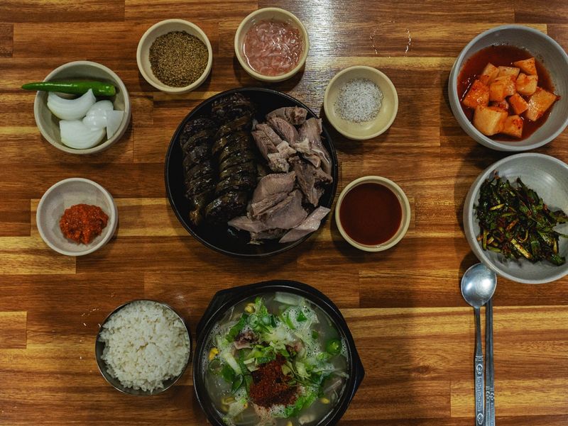 제주보성시장 순댓국정식