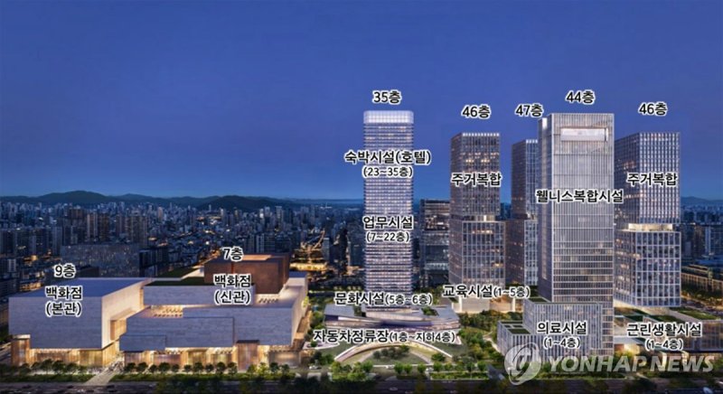 더 그레이트 광주 광주종합버스터미널 복합화 사업 조감도 (출처=연합뉴스)