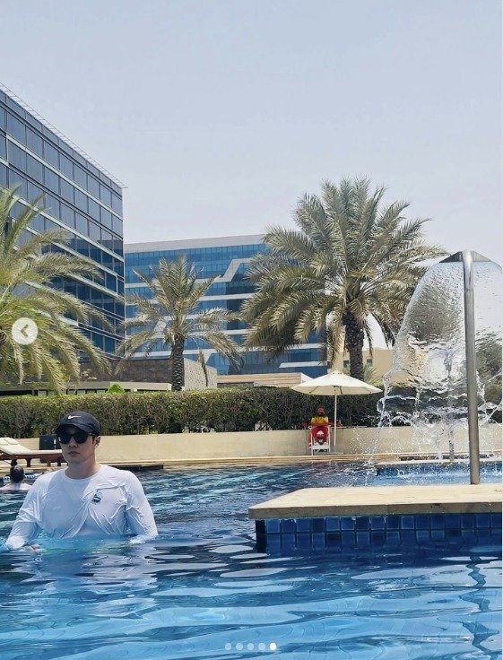 소지섭, 물에서 더 돋보이는 근육·태평양 어깨…'명불허전 소간지' [N샷]