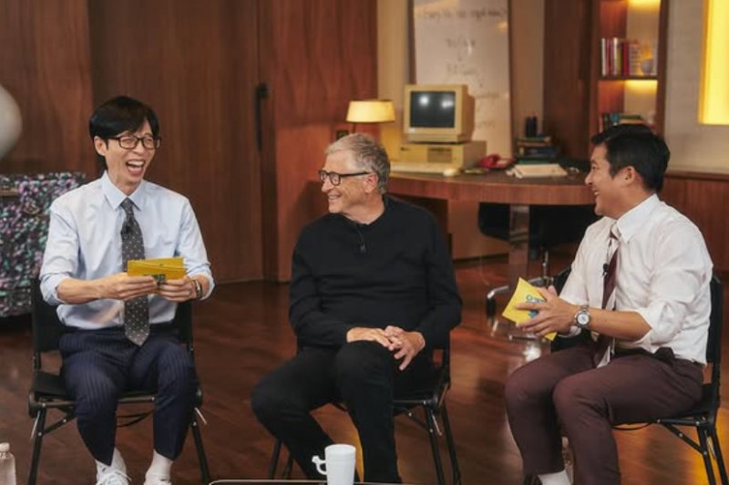 빌 게이츠 만나 빵 터진 유재석…"살다 보니 이런 날이 오네" [N샷]