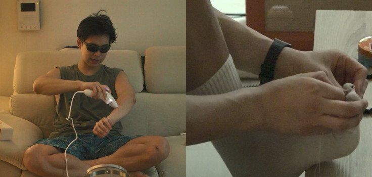 루시 최상엽, 중고 물품 가득 집…홈트에 셀프 제모 '절약 끝판왕'