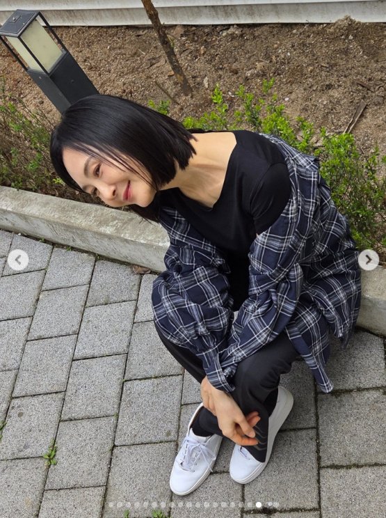 '57세' 채시라, 단발머리에 가녀린 목선…여전히 우아한 동안 미모