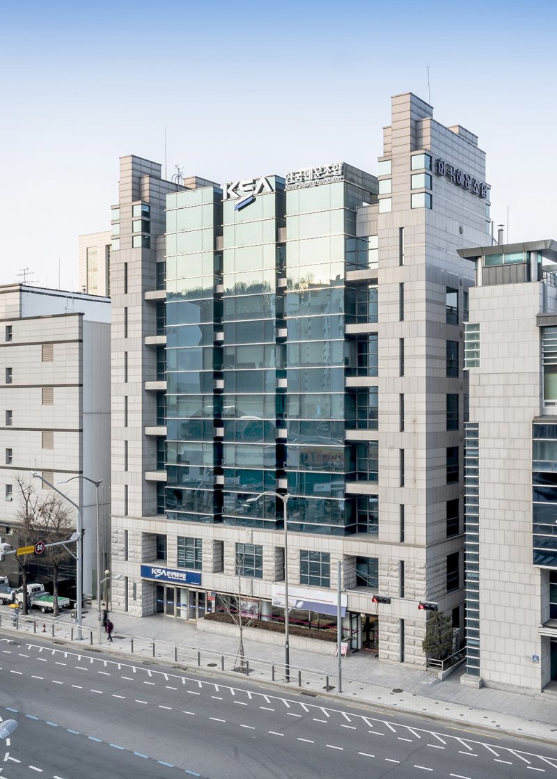 [서울=뉴시스] 한국바카라 카드카운팅 사옥 전경.
