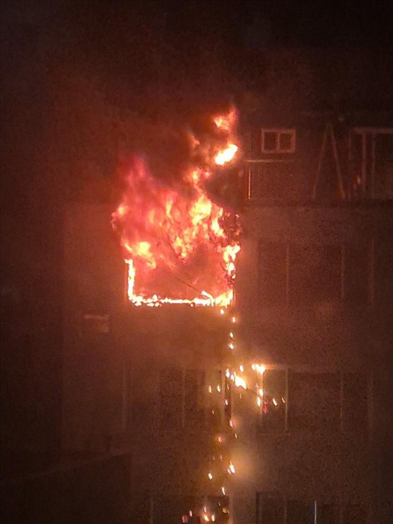 광주 북구 오피스텔 화재 (출처=연합뉴스)