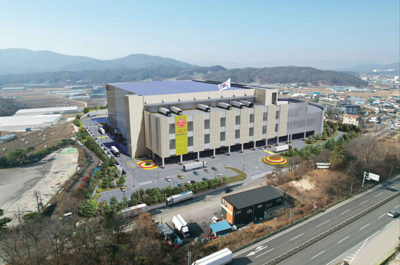 오뚜기물류서비스 백암 사설 바카라 조감도. 동부사설 바카라