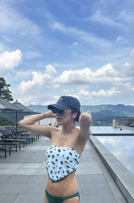 손담비, 출산 4개월 만에 당당 비키니…발레로 되찾은 완벽 S라인 [N샷]