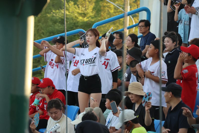 [서울=뉴시스] KT, 퓨처스 서머리그 이벤트 실시. (사진 = KT 위즈 제공) *재판매 및 DB 금지