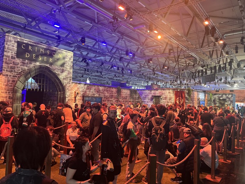 독일 쾰른에서 진행 중인 글로벌 최대 게임쇼 '게임스컴 2025'의 펄어비스 부스. *재판매 및 DB 금지