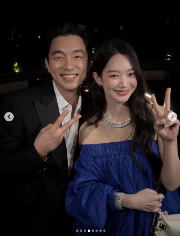 신민아, ♥김우빈 대신 공유 옆에서 숨 막히는 극강 미모 [N샷]