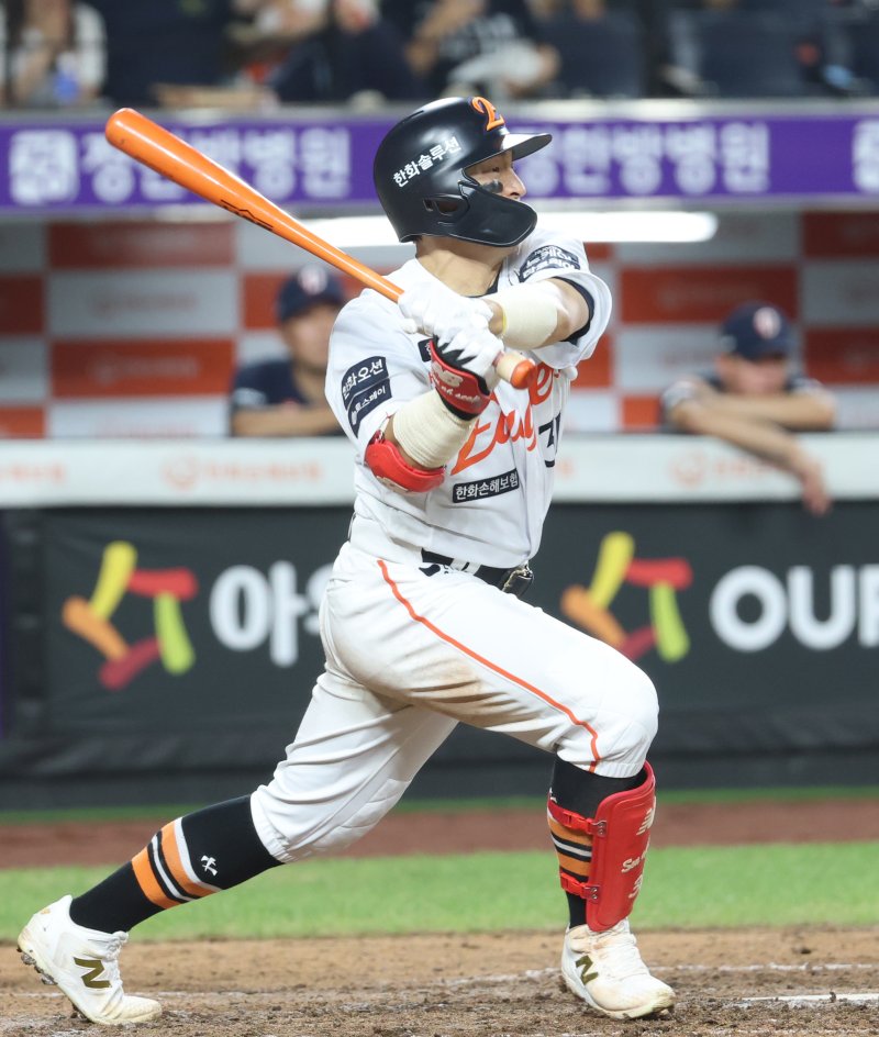 KBO리그 최초 2600안타를 달성한 한화 이글스 손아섭. 2025.8.20/뉴스1 ⓒ News1 김기남 기자