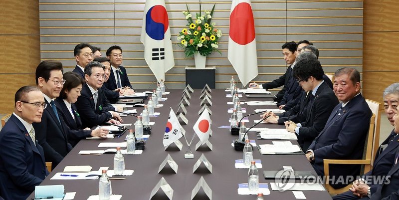 이재명 대통령, 이시바 총리와 한일 확대정상회담 (출처=연합뉴스)