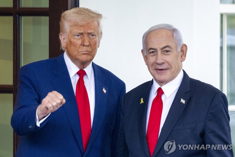 트럼프, 가자지구 기근에 침묵…네타냐후 봉쇄전술 계속될듯 (출처=연합뉴스)