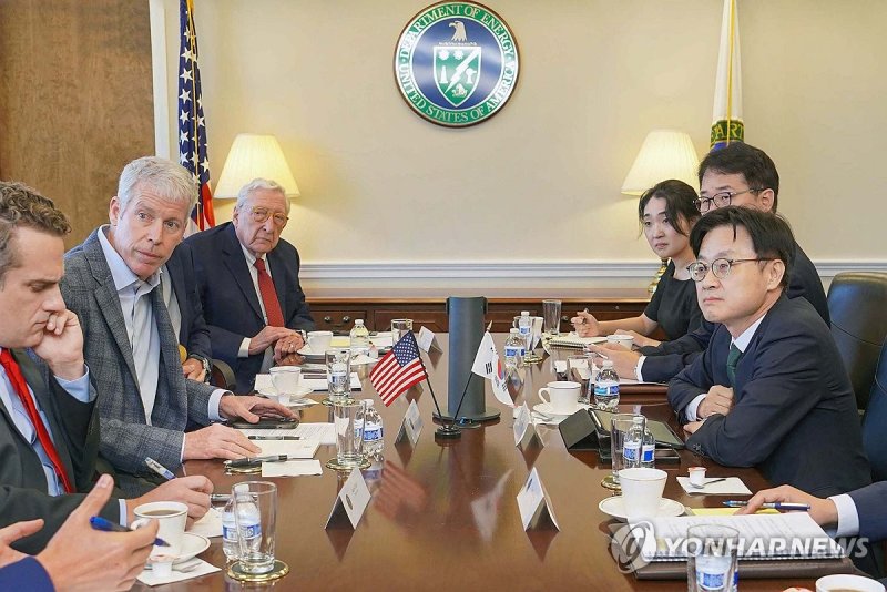 미국 에너지부 장관 만난 김정관 산업부 장관 (출처=연합뉴스)