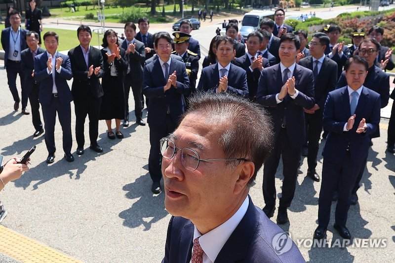 법무부 떠나는 박성재 장관 (출처=연합뉴스)