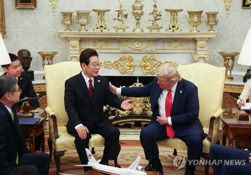 이재명 대통령, 트럼프 대통령과 한·미 정상회담 (출처=연합뉴스)