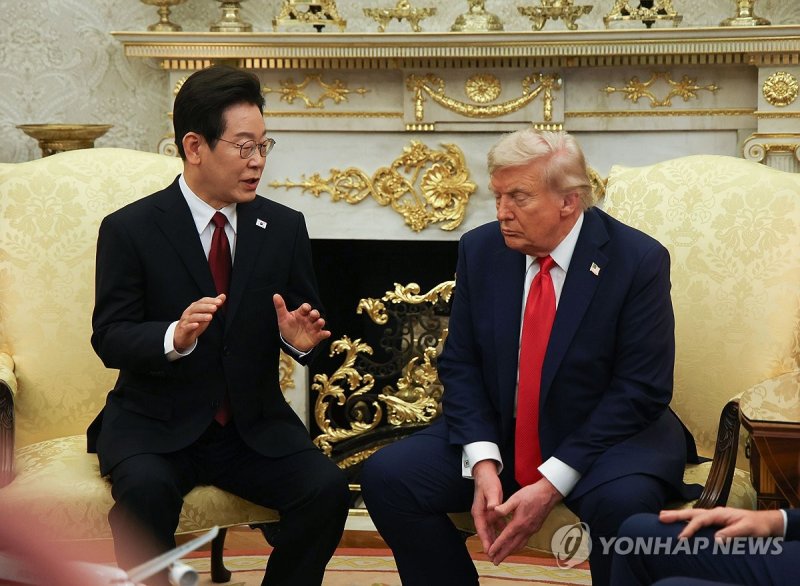 이재명 대통령, 트럼프 대통령과 한·미 정상회담 (출처=연합뉴스)