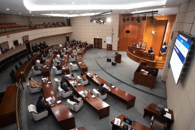 군산시의회 본회의장./뉴스1 DB