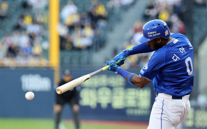 삼성 라이온즈 외국인 타자 르윈 디아즈. 2025.4.16/뉴스1 ⓒ News1 이승배 기자