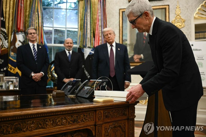 AI서 밀리고 관세에 치이던 애플…아이폰17로 돌파구 찾나 (출처=연합뉴스)