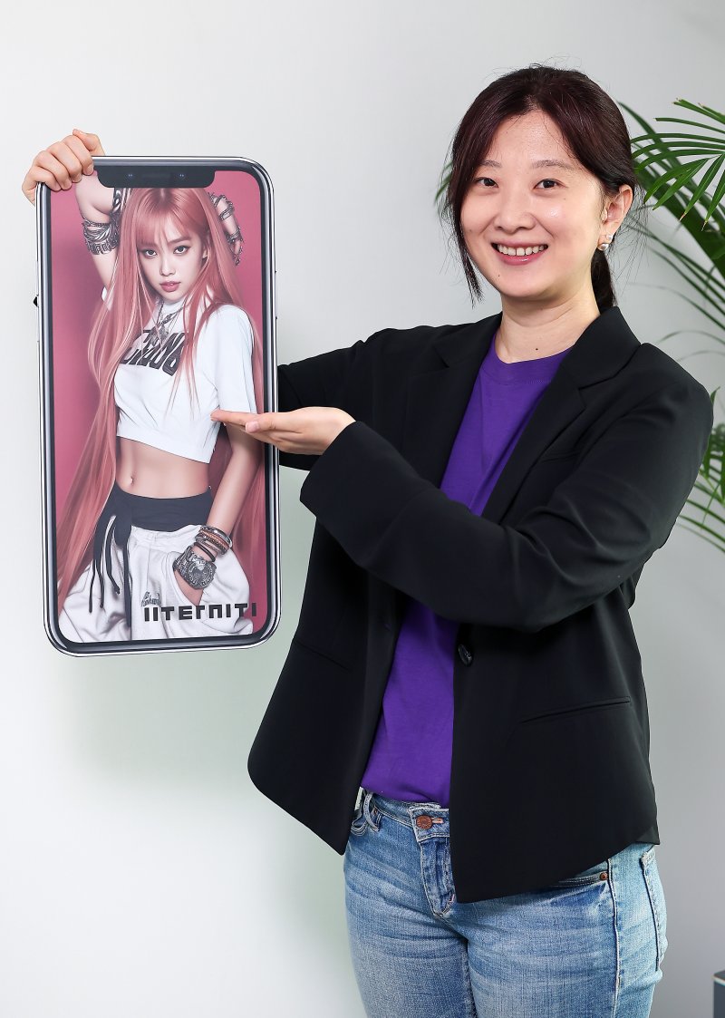 박지은 펄스나인 대표가 11일 서울 종로구 뉴스1 사옥에서 인터뷰를 앞두고 포즈를 취하고 있다. 2025.8.11/뉴스1 ⓒ News1 김진환 기자