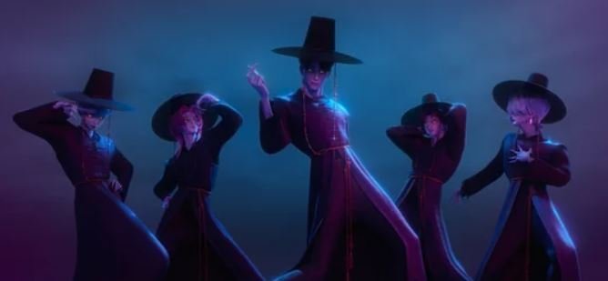 '케이팝 데몬 헌터스' 사자보이즈