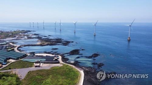 제주 탐라 해상풍력발전단지 (출처=연합뉴스)