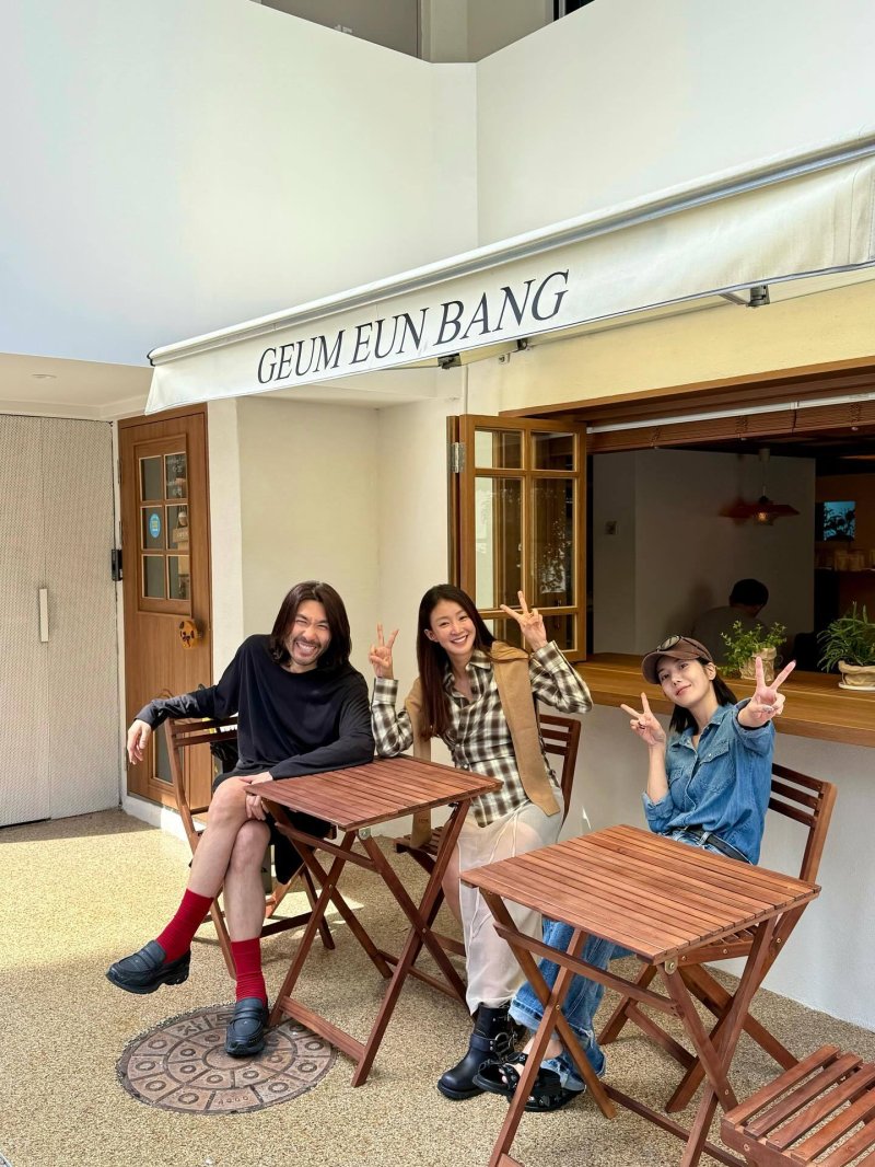 '둘째 임신 7개월' 이시영, 볼록해진 배…노홍철·권은비 만남