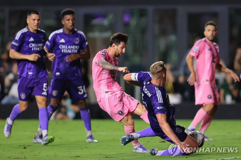 메시의 골 장면 (출처=연합뉴스)