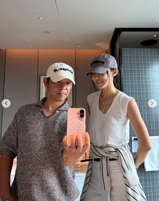 "24시간 붙어있어"…176㎝ 서하얀, 남편 임창정보다 확연한 큰 키 눈길