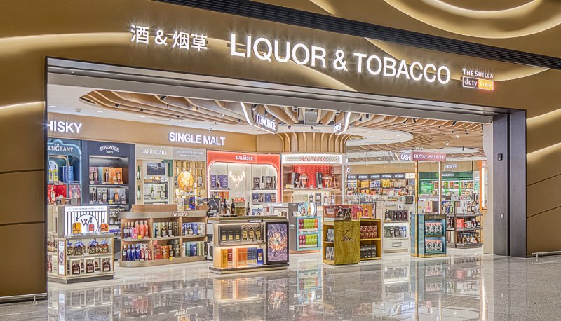 인천국제공항 내 라이브 바카라사이트면세점 전경.(호텔라이브 바카라사이트 제공).