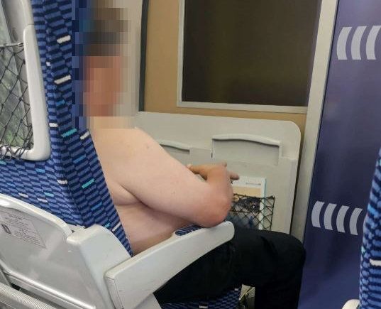 "아무리 더워도 이건…" KTX 등장한 탈의 빌런 '눈살'