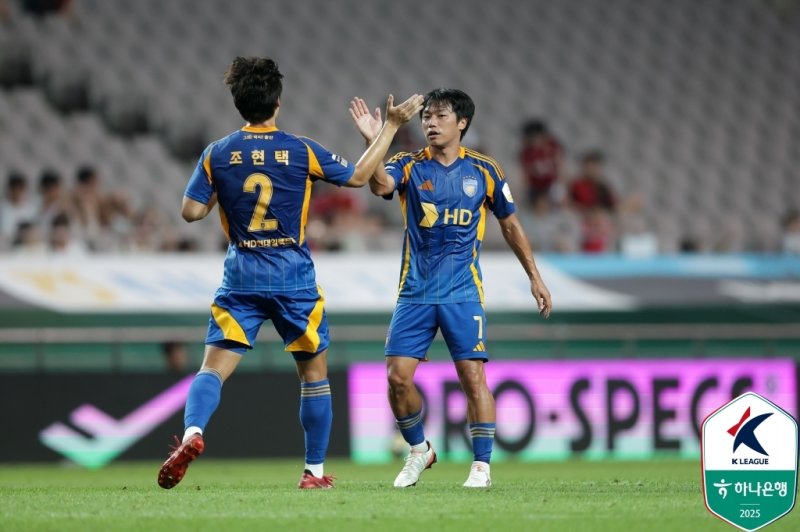 울산의 현재 위치는 8위다. 더 떨어질 수도 있다. A매치 브레이크전 한숨을 돌려야한다. (한국프로축구연맹 제공)