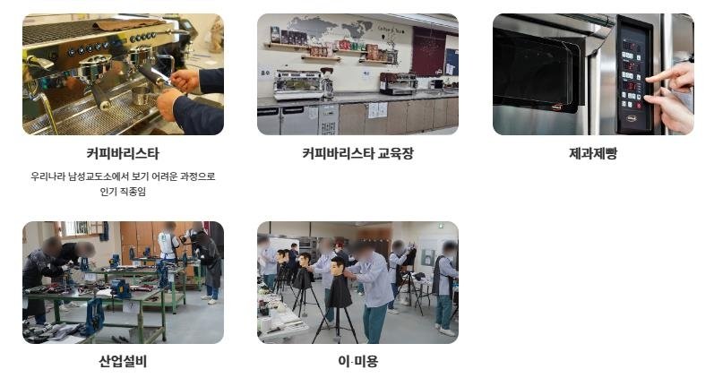 소망교도소에서 운영하는 직업훈련 과정 소개 (출처=연합뉴스)