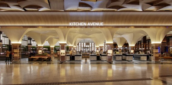 <더파크사이드 스위트 Market 출입구>