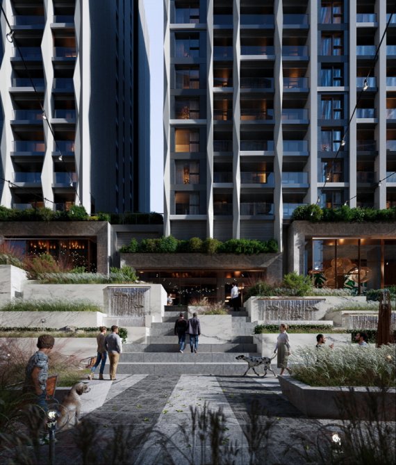 더파크사이드 스위트 투시도