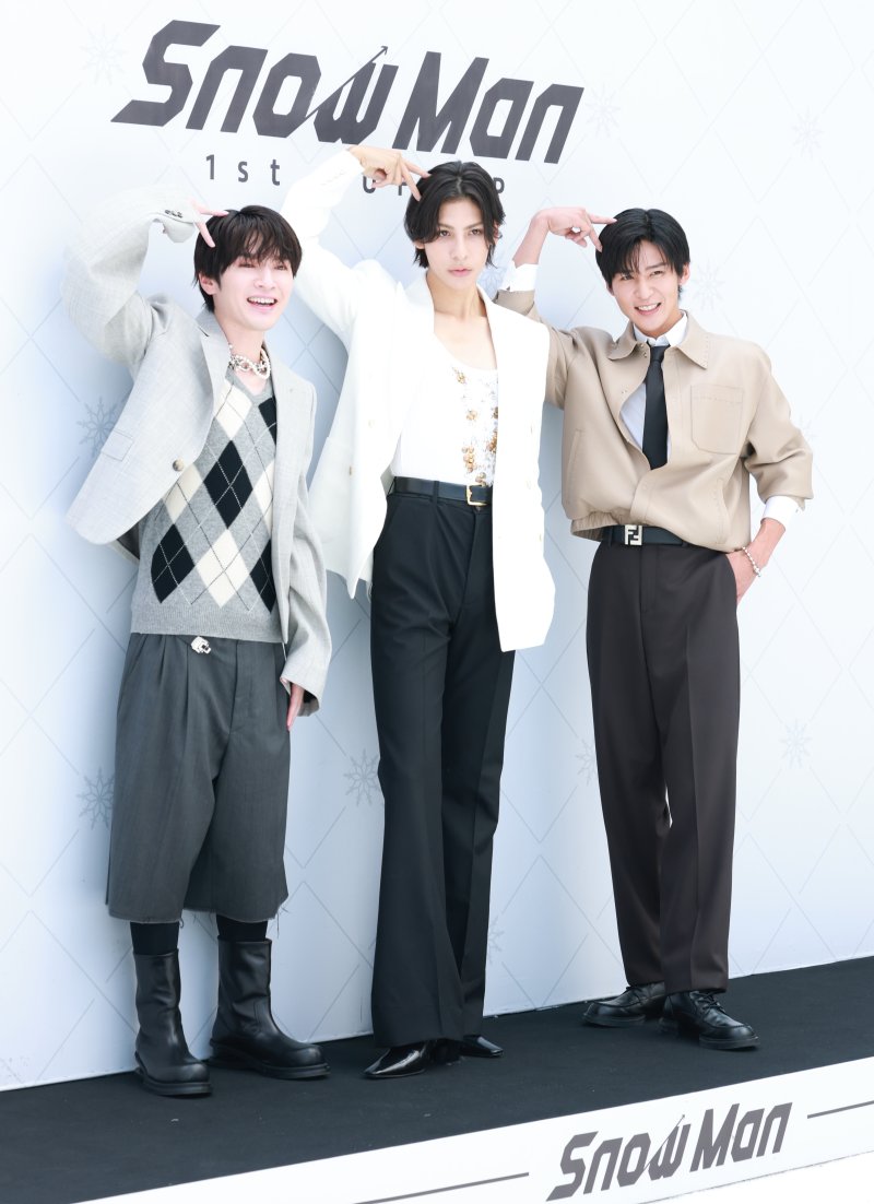 [뉴스1 ★]스노우맨, K-POP 성지 찾은 J-POP 대표 아이돌