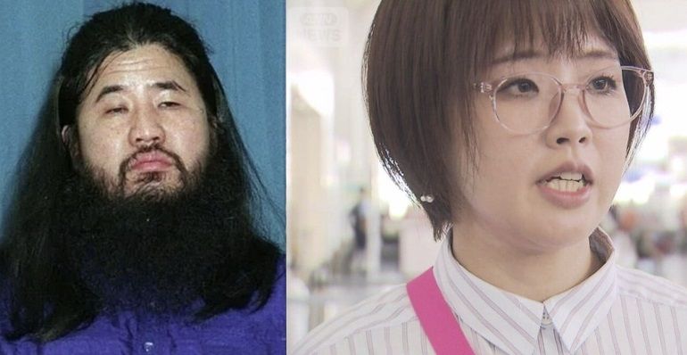 옴진리교 바카라바카라사이트 추천트 추천 아사하라 쇼코(왼쪽), 그의 셋째 딸 마쓰모토 리카. 출처=아사히 TV 뉴스 화면 갈무리