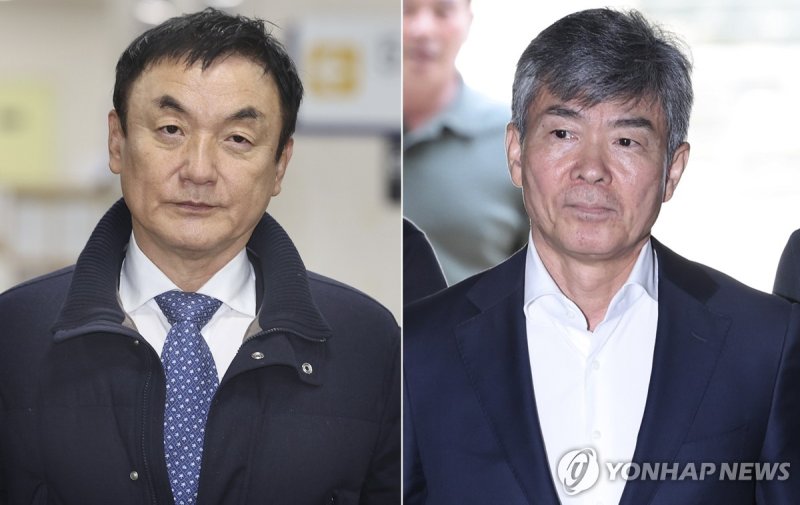 권오수 전 도이치모터스 회장(왼쪽)과 이종호 전 블랙펄인베스트 대표 (출처=연합뉴스)