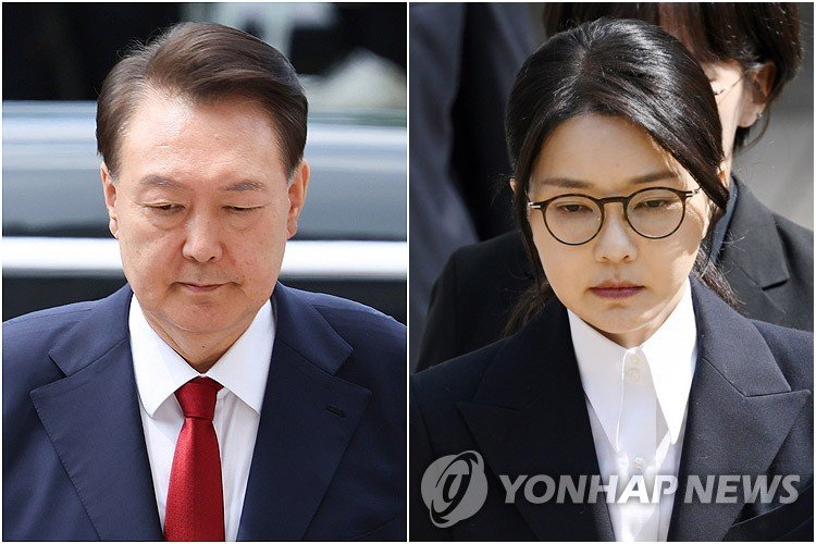 윤석열 전 대통령(왼쪽)과 김건희 여사 (출처=연합뉴스)