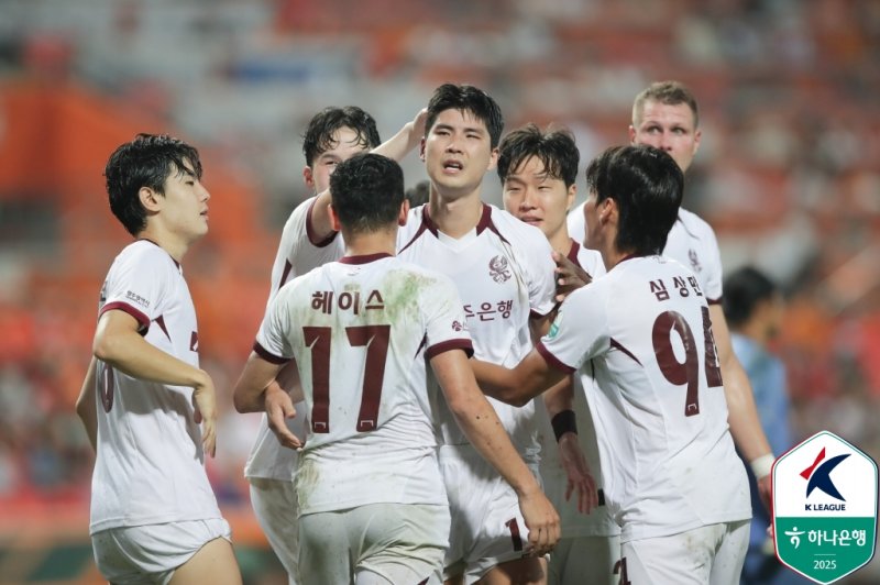 [서울=뉴시스]K리그1 광주 박인혁 결승골. (사진=한국프로축구연맹 제공)