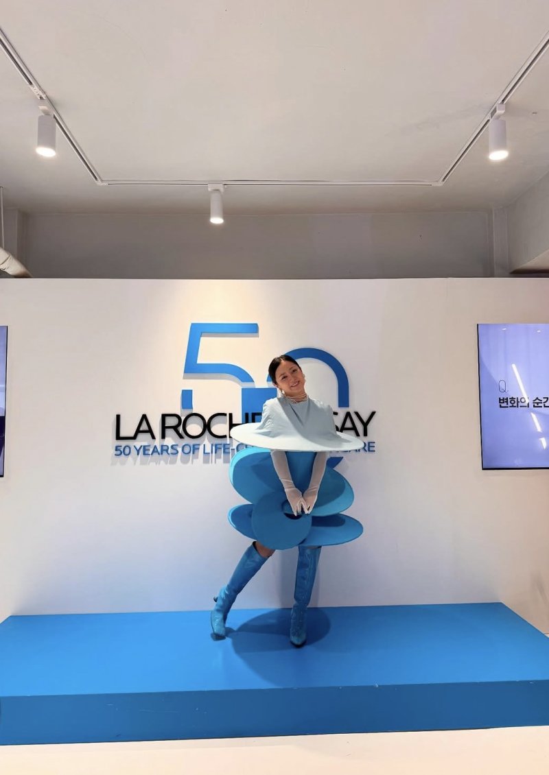 "요정이다" 박나래, 파격 블루 드레스로 '시선 강탈' [N샷]