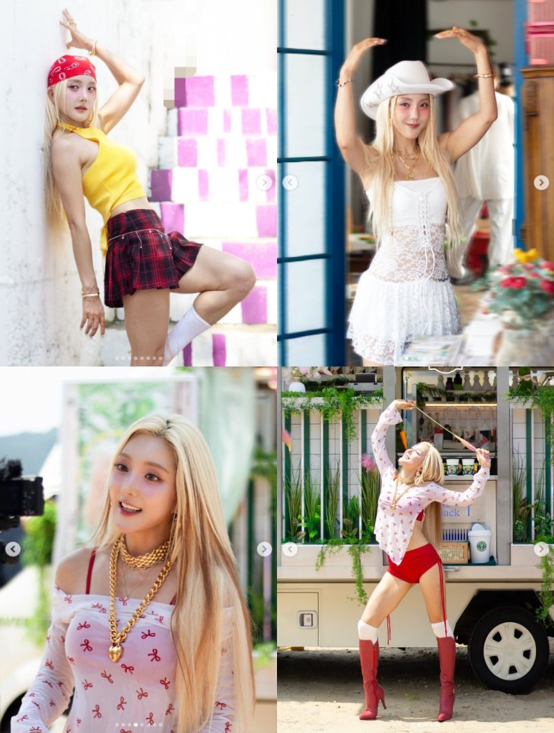 바다, 45세에 소화한 브라톱·핫팬츠…현역 걸그룹 못잖은 늘씬 몸매