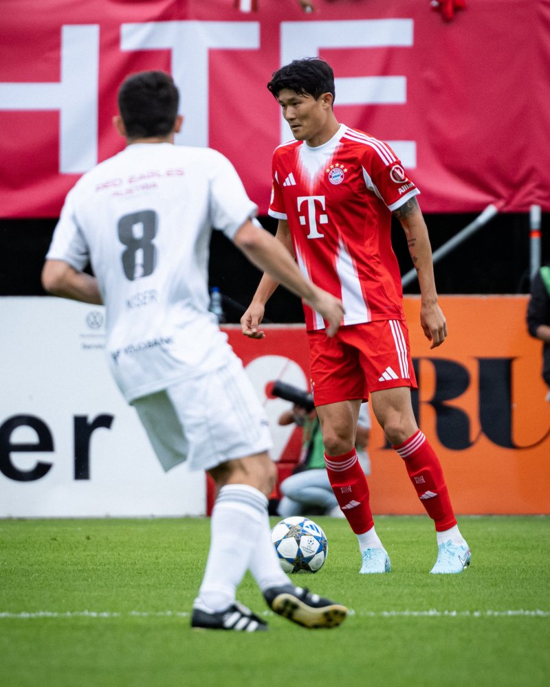 [서울=뉴시스] 독일 프로축구 분데스리가 바이에른 뮌헨의 김민재. (사진=바이에른 뮌헨 SNS 캡처) *재판매 및 DB 금지