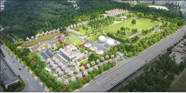 인천 승기공공하수처리시설 현대화사업 조감도. 인천시 제공