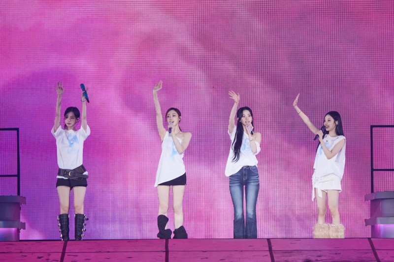 에스파 단독 콘서트 '싱크 : 액시스 라인'(SYNK : aeXIS LINE) (출처=연합뉴스)