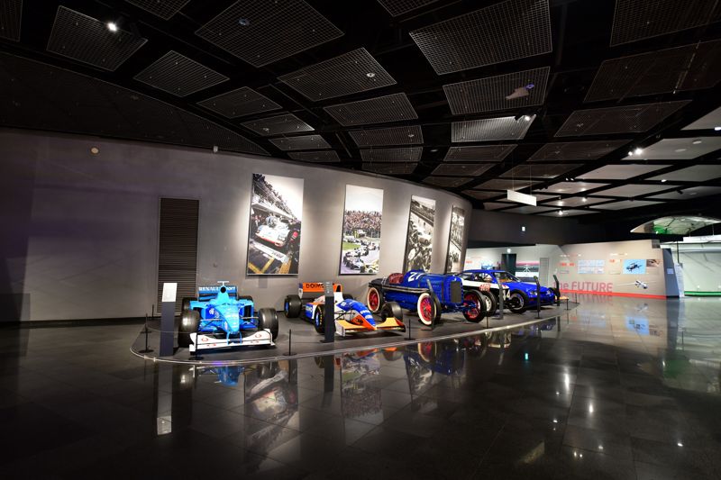 삼성화재 모빌리티뮤지엄 1층 모터스포츠카 전시장 모습. 삼성화재 제공