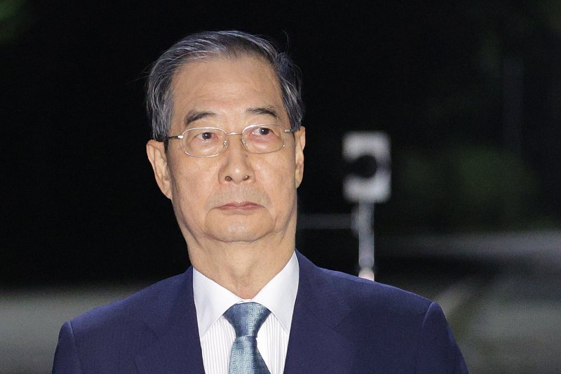 12·3 비상계엄 과정에서 윤석열 전 대통령의 내란 행위를 방조한 혐의를 받는 한덕수 전 국무총리. 2025.8.27/뉴스1 ⓒ News1 신웅수 기자