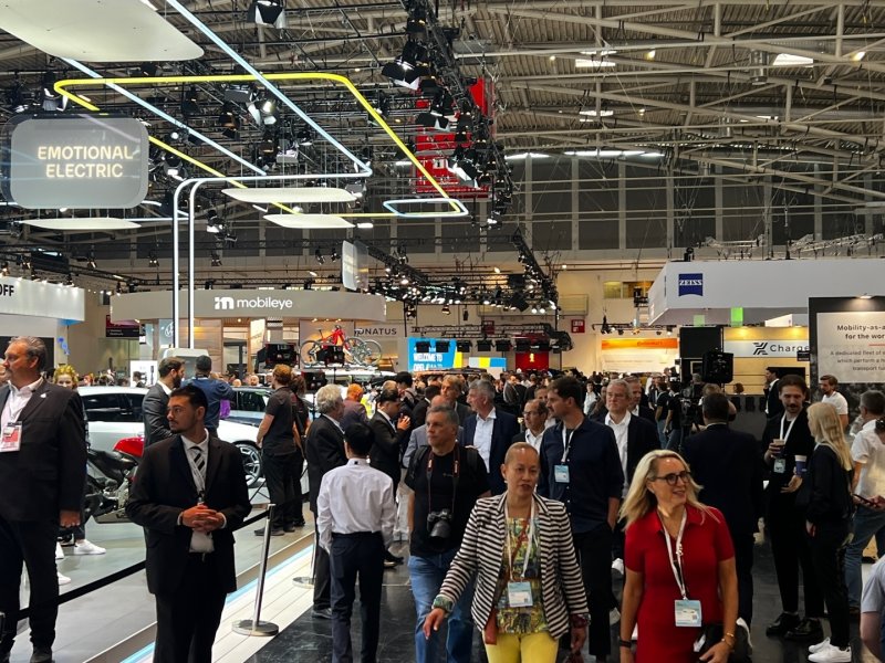 지난 2023년 독일 뮌헨서 열린 IAA 모빌리티 현장. 뉴스1