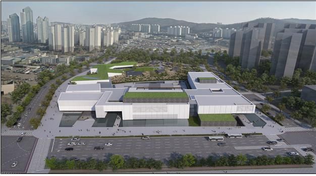 인천뮤지엄파크가 연내 시공사를 선정해 공사에 들어가 오는 2028년 개관한다. 사진은 인천뮤지엄파크의 조감도. 인천시 제공.